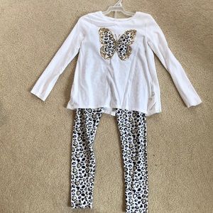 Issac mizrahi matching legging and top set